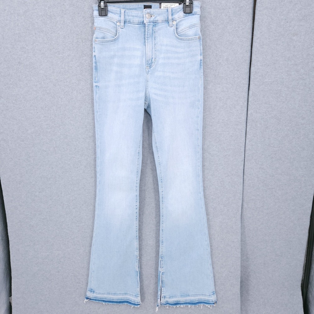 Boss Orange The Rosa Bootcut Split High Waist Button Jeans Womens Size 25 NWT